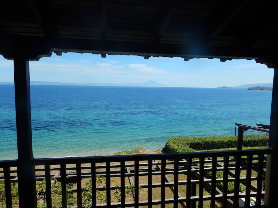 Sangue Blu Beachfront Villa Apartment อาโยส นิโกลาออส ภายนอก รูปภาพ